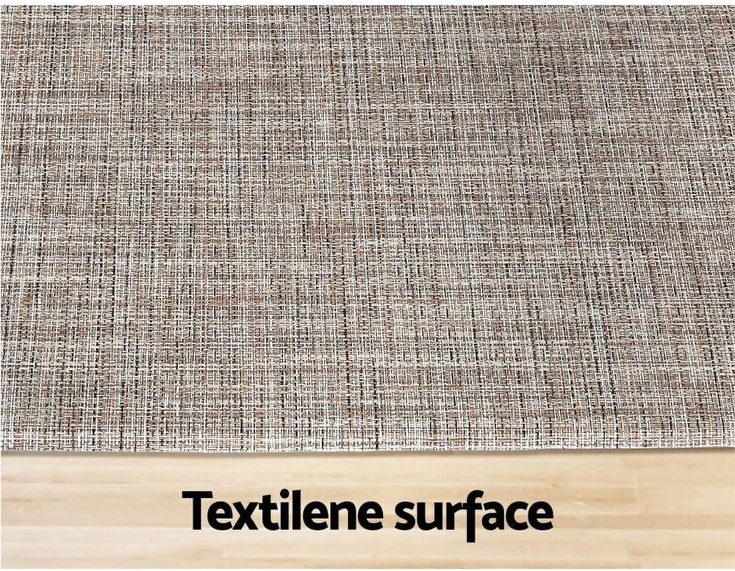 Artiss Kitchen Mats, 45 X 150Cm Textile Non-Slip Floor Rugs anti Fatigue Door Standing Mat, Waterproof Comfort Carpet for Living Room, Bathroom, Laundry, Sink