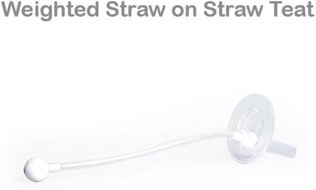 Grosmimi Weighted Straw Kit, White, 2 Count image number 5