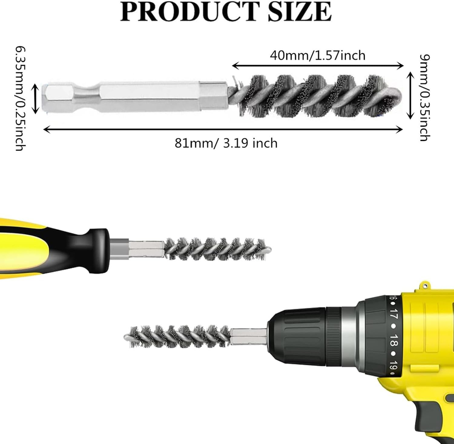 4Pcs Golf Clubs Head Hosel Brush Stainless Steel Golf Club Cleaning Brushes Golf Club Cleaning Tools Accessories Sport Goods Silver image number 4