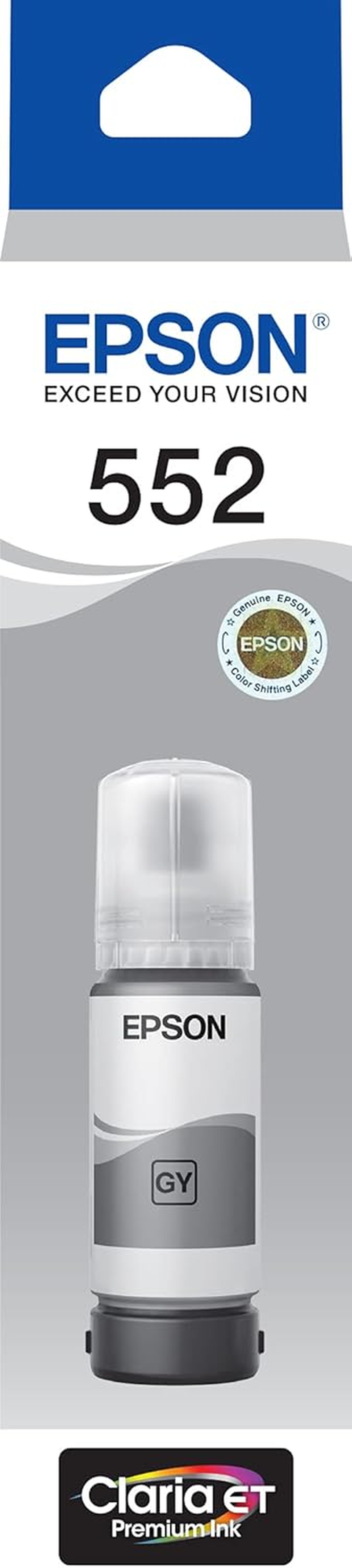 Epson T552 - Ecotank - Magenta Ink Bottle for Ecotank ET-8500 and ET-8550, Single Pack, C13T06W392