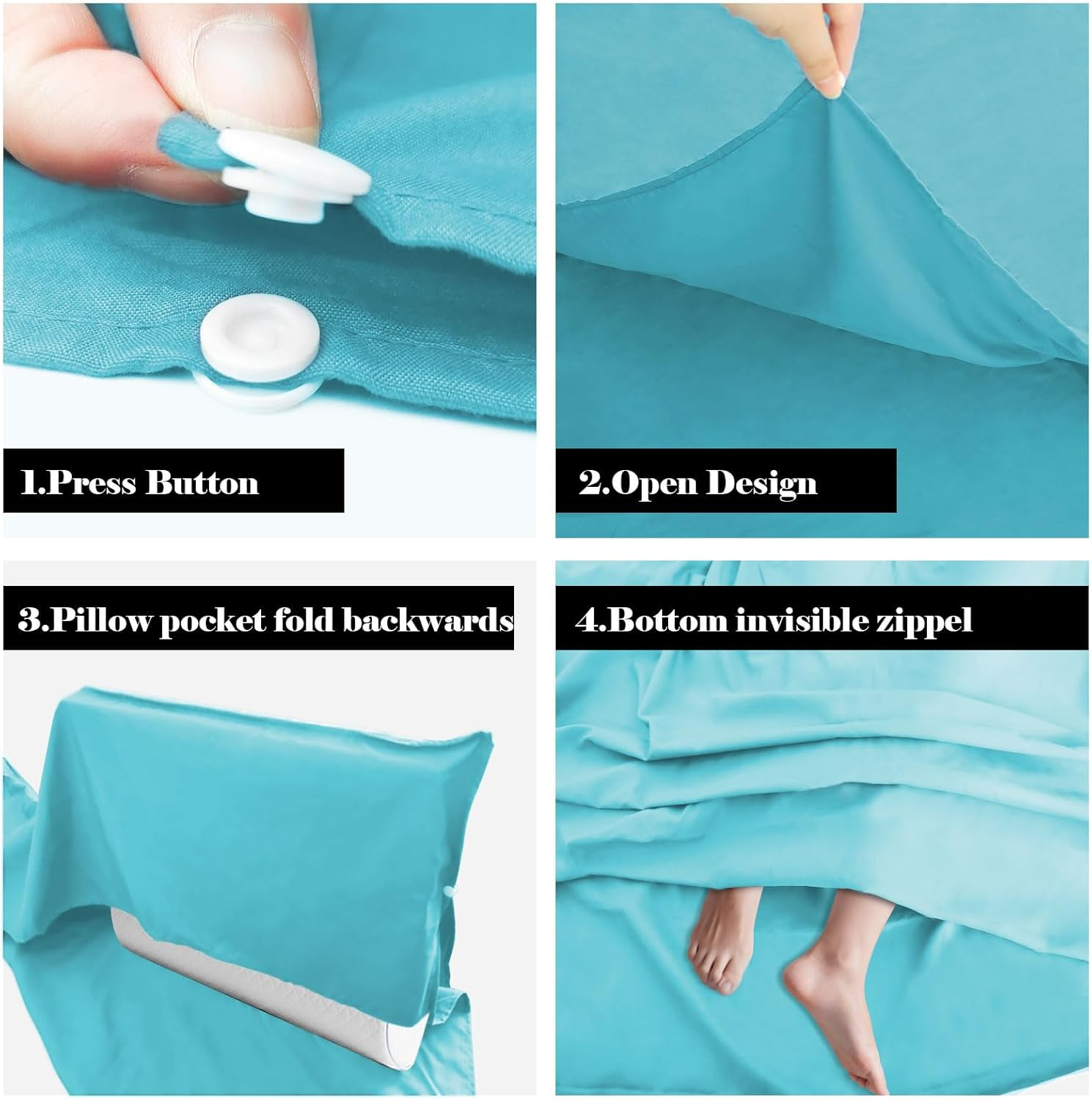 Sleeping Bag Liner Camping & Travel Sheets for Adults - Hostels & Traveling Sleep Sack image number 5