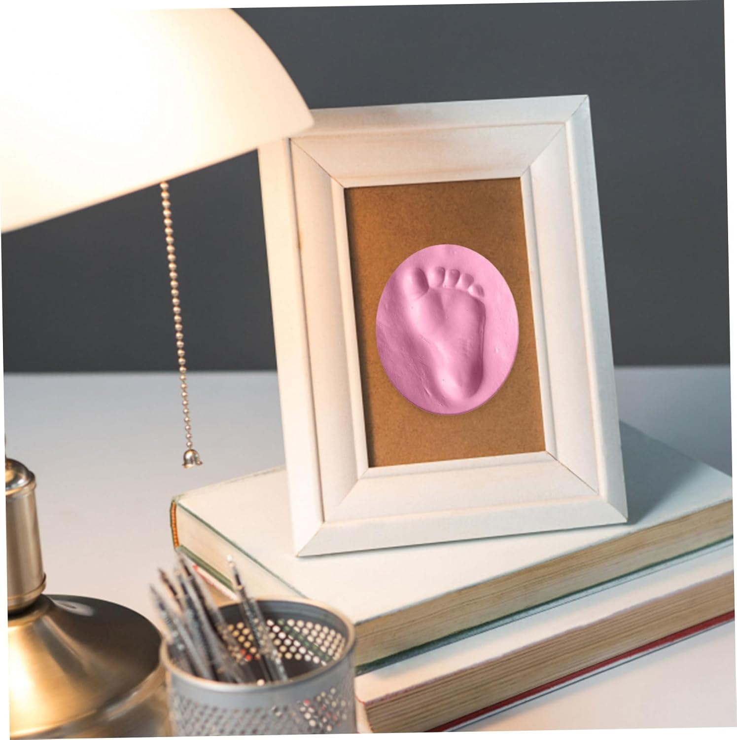 Kisangel 4Pcs Handprint Footprint Keepsake Kit Newborn Handprint and Footprint Molds Shower Unique Ornament image number 4