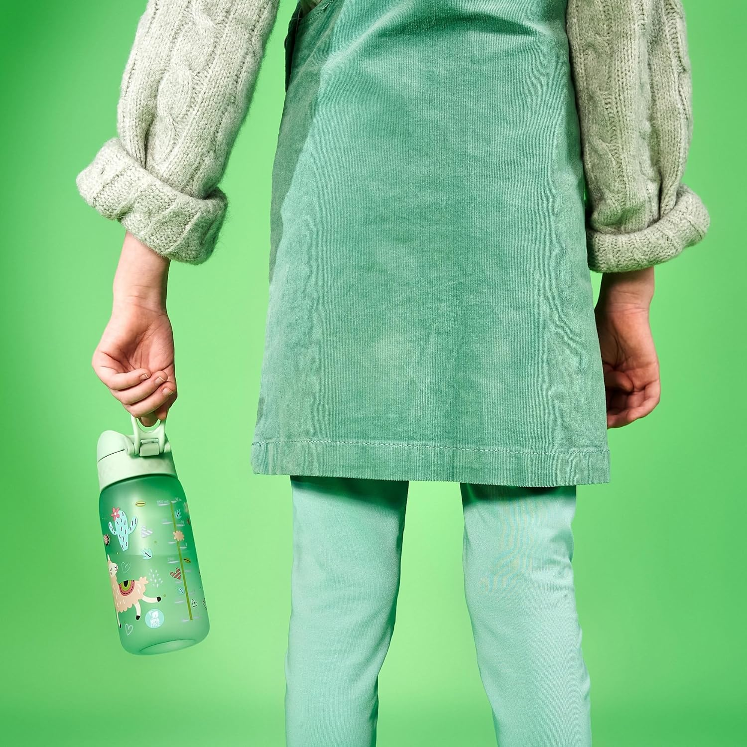 Ion8 Leak-Proof Water Bottle for Kids, Bpa-Free, Llamas, 350 Ml (12 Oz) image number 4