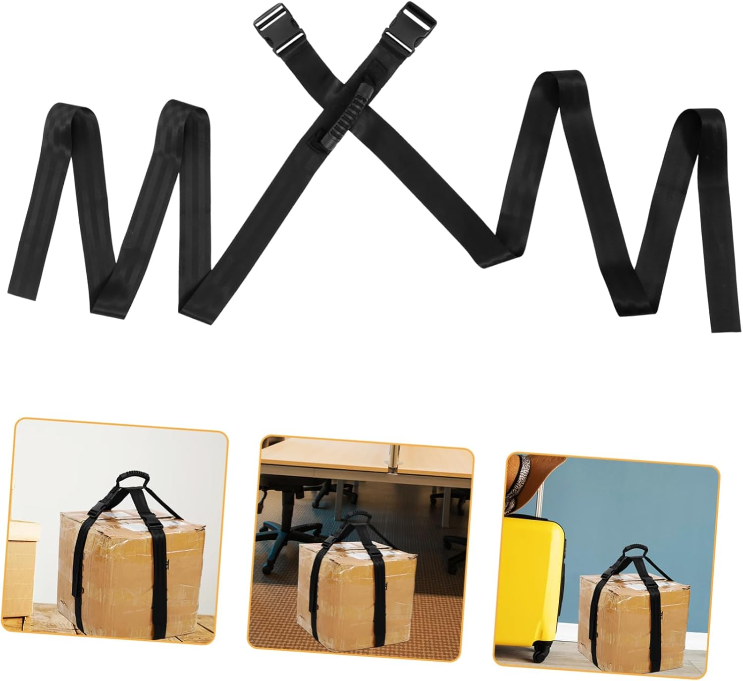 MOBUTOFU Bag Belt Luggage Straps Luggage Bands for Suitcases Secure Suitcase Straps Adjustable image number 5