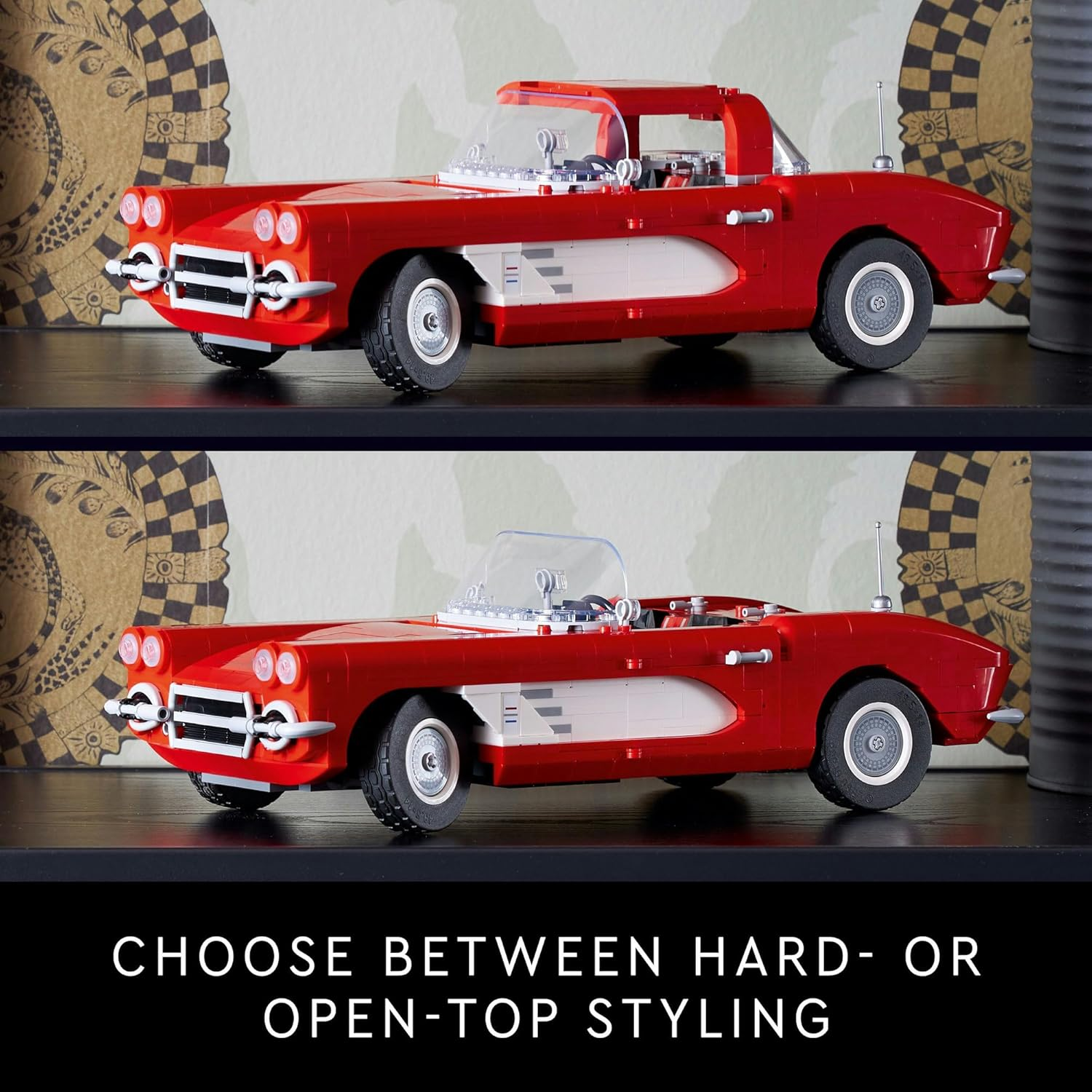 LEGO&reg; Icons Corvette 10321 Building Kit for Adults; Toys Idea for Classic Car Lovers; Build a Replica of an Iconic American Automobile image number 2