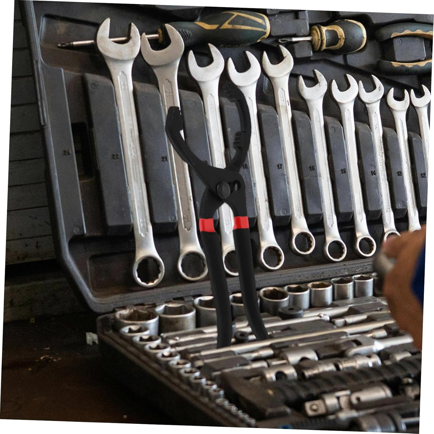 ZUNOXAZ Universal 10-Inch Wrench Pliers Automotive Removal Tool for and Motorcycle Change Maintenance image number 2