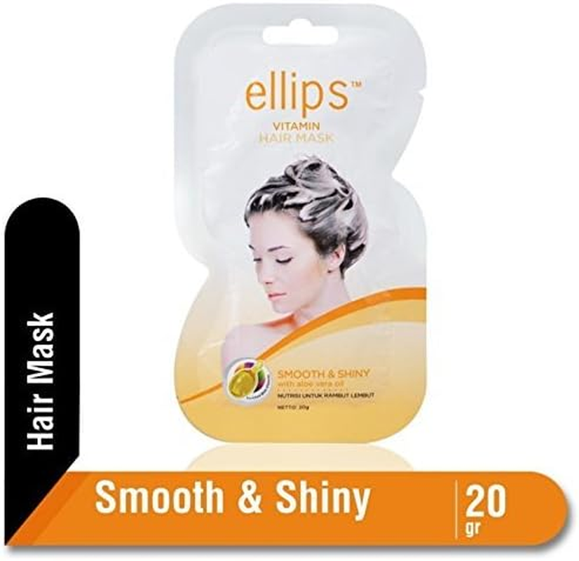 Ellips Hair Mask - Smooth & Shiny, 20 Gramme (Pack of 10)