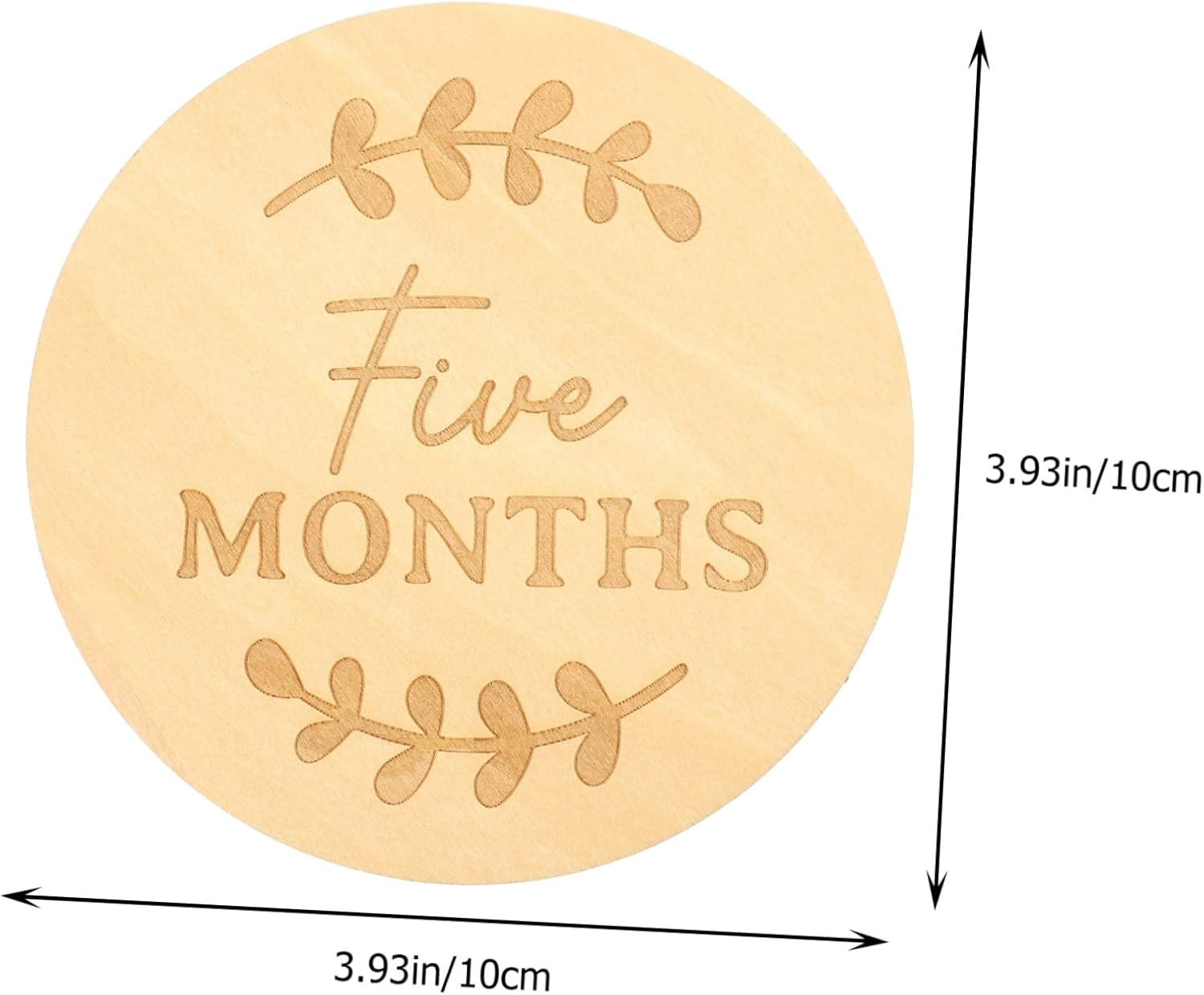 Cabilock 13Pcs Wooden Milestone Sign Monthly Cards Cartoon Marker Newborn Supply Boy Girl Milestone