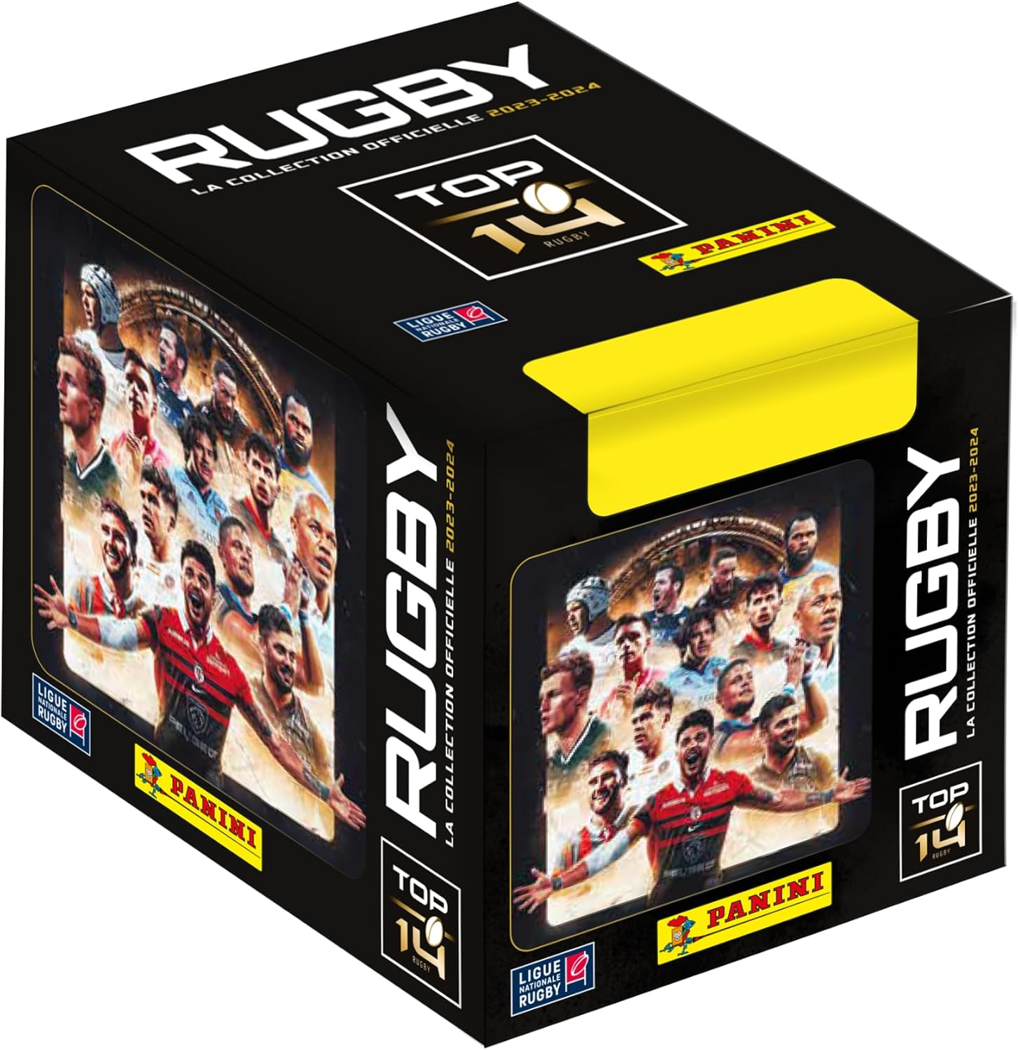 Panini Rugby TOP 14 2023-2024 Box of 50 Sleeves with 5 Stickers Each + 1 Card image number 1