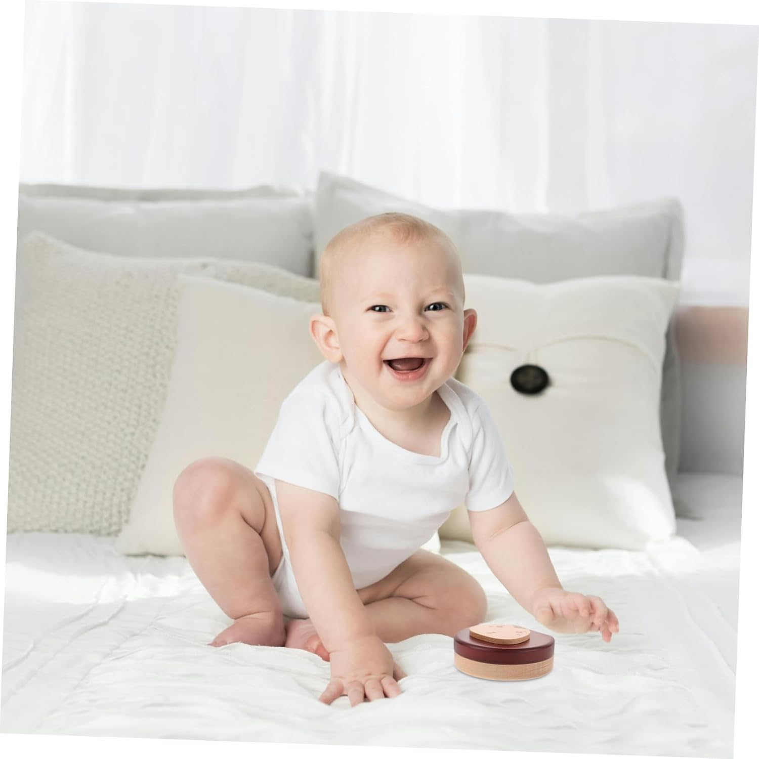 Wooden Tooth Memorial Box Newborn Teeth Keepsake Box for Boys and Girls image number 2