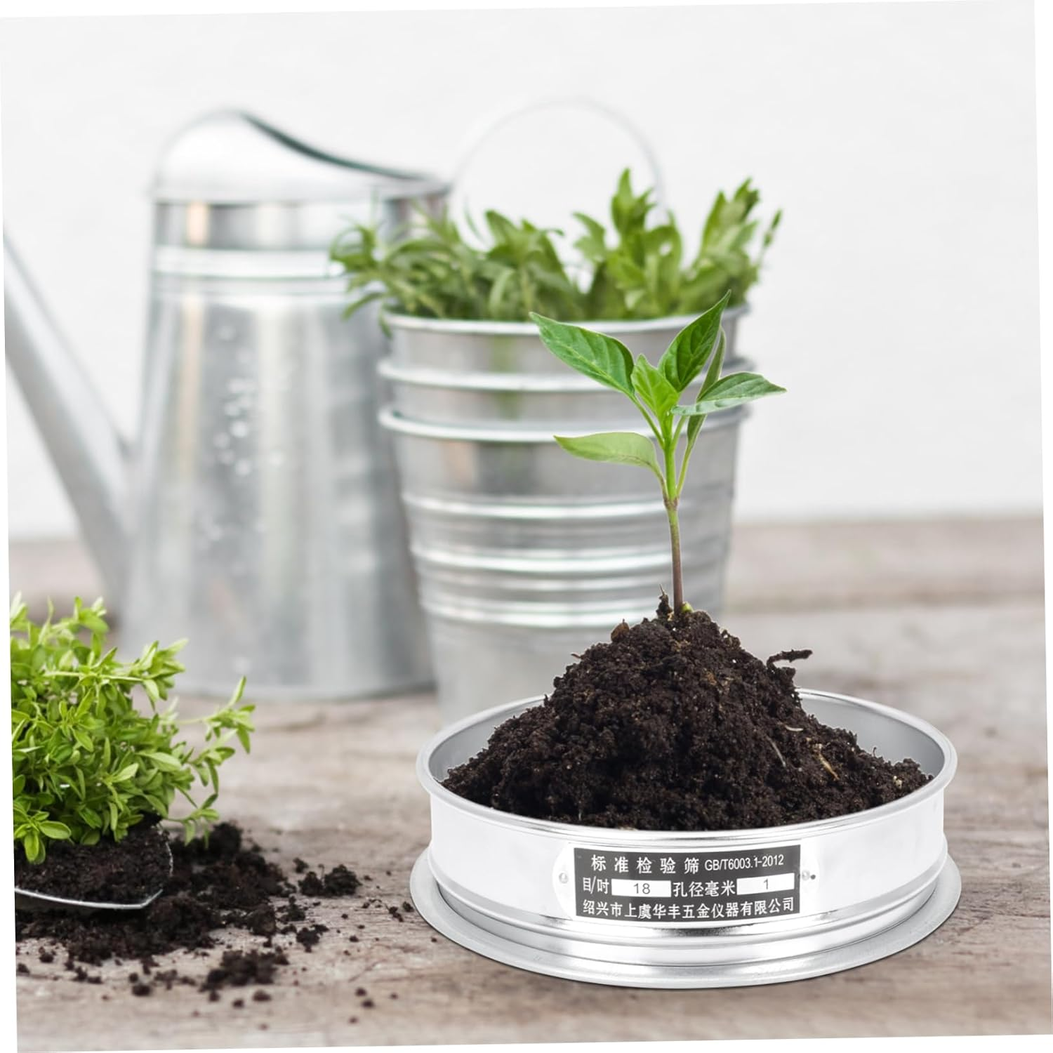 Stainless Steel Germination Tray with Lid Plant Nursery Tray for Seed Propagation and Microgreens Growing for Indoor and Outdoor Gardening image number 5