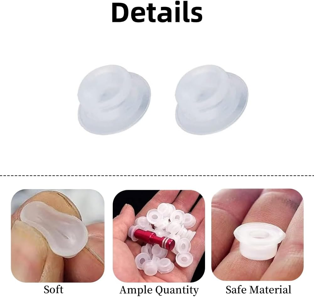 15Pcs Universal Replacement Floater Valves Silicone Gaskets,Electric Pressure Cookers Valves Seal Rings,Pressure Pots Accessories,Silicone Caps for Instant Pot,Pressure Cooker Parts and Accessories image number 2