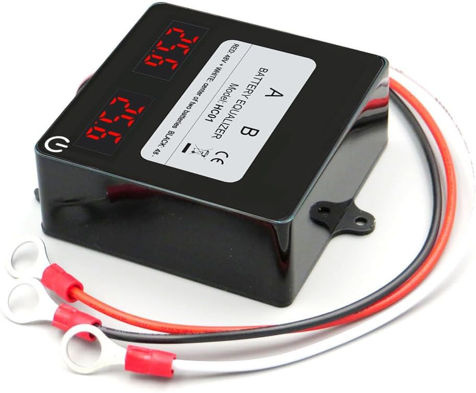 HC01 Battery Equalizer 2 X 24V Batteries Active Voltage Balancer Supports for 48V Lifepo4 Lead Acid/Gel/Sla Nickel-Metal Hydride Battery (2 X 24V) image number 4