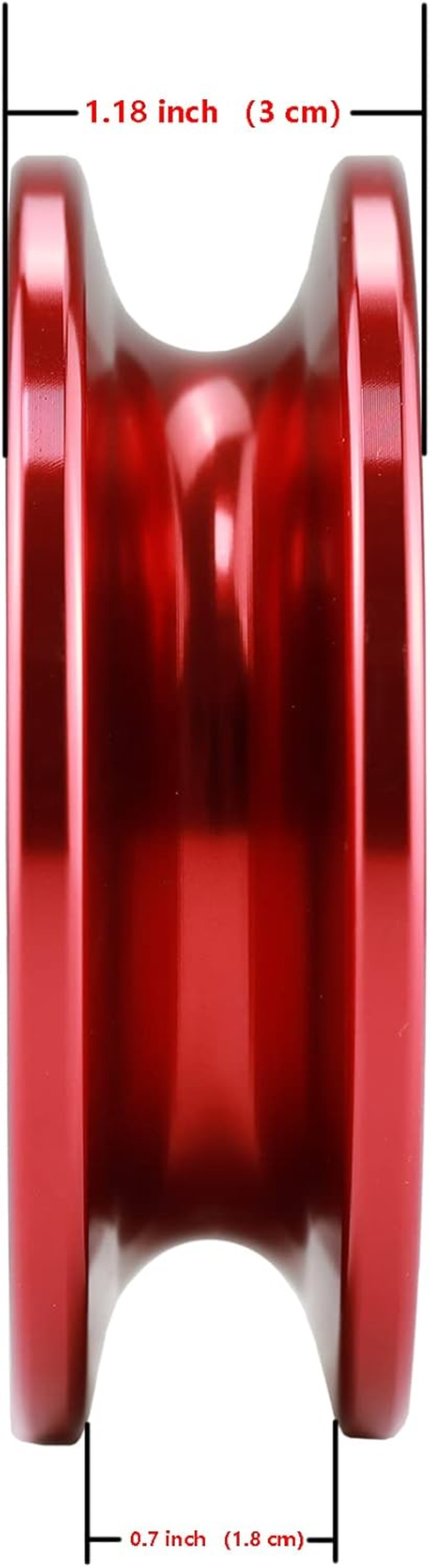 Ucreative Winch Snatch Recovery Ring 66,000 Lbs for Soft Shackle and Synthetic Rope for ATV UTV SUV Truck Off-Road Vehicle Recovery (Red) - Blue image number 4