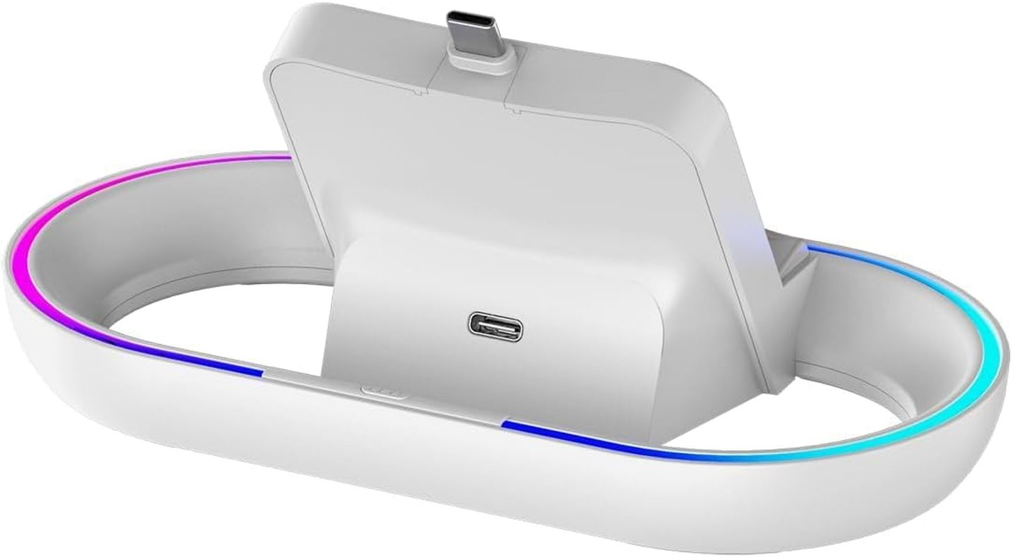 Charging Stand for PS Portal, Portable Charge Dock Station with 14 RGB Light Modes, Type-C Cable, Compatible with PS Portal Remote Player image number 2