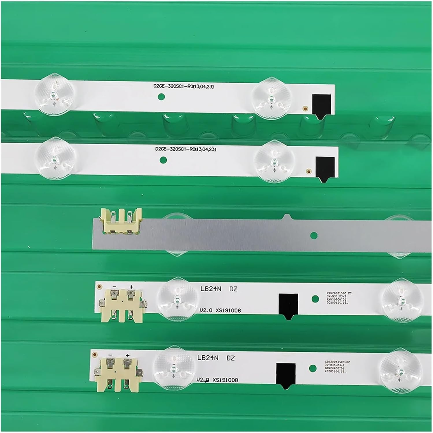 For Sam-Sung for Sh-Arp 32''TV D2GE-320C1-R0 UE32F5000 UE32F5500 UE32F4000 CY-HF320BGSV1H 655MM LED Strip D2GE-320SC1-R0 BN96-28489A image number 2