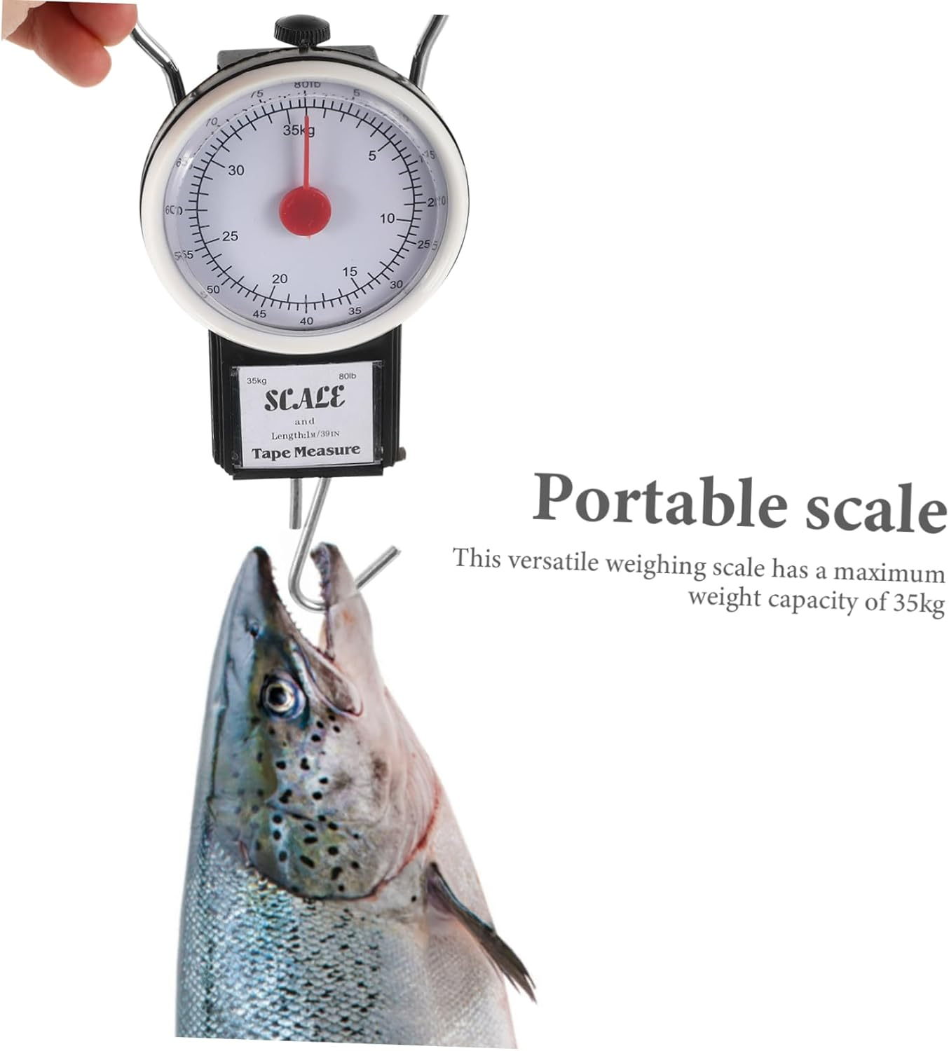 JUMPLAWN Portable Spring Luggage Scale Handheld Travel Weight Scale with High Precision Accurate Weighing for Suitcase and Baggage image number 6