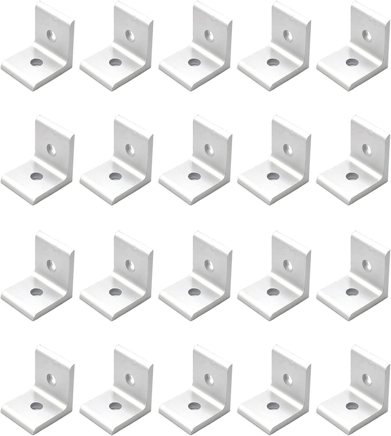 Tsnamay 3030 inside Corner Bracket for 3030 Aluminum Extrusion Profile 30 X 30 X 26Mm with Slot 6Mm-20Pcs image number 4