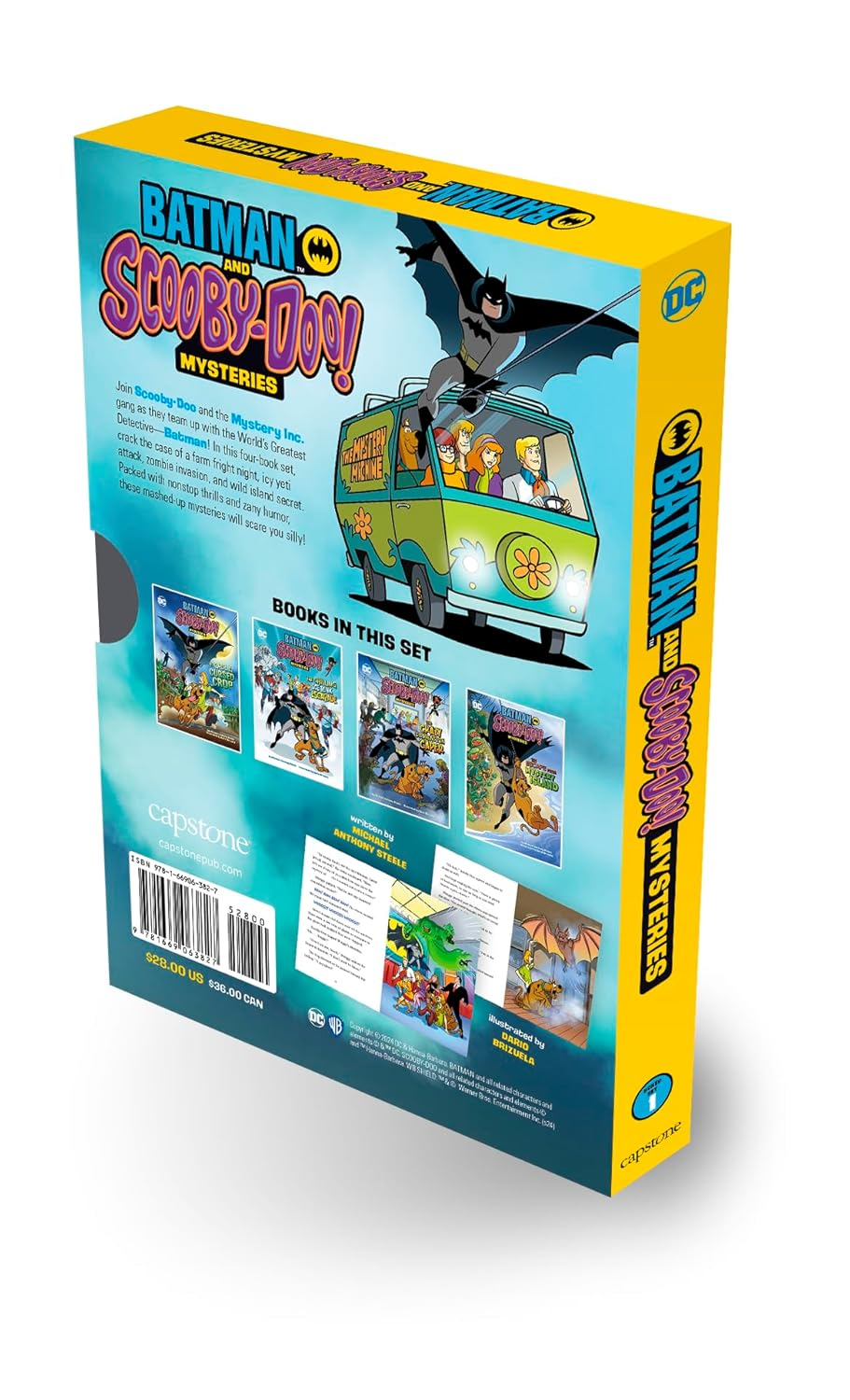 Batman and Scooby-Doo! Mysteries Boxed Set #1 (Batman and Scooby-Doo! Mysteries, 1): the Case of the Cursed Crop, the Chilling Ice Rink Escapade, the ... Caper, the Escape from Mystery Island image number 1