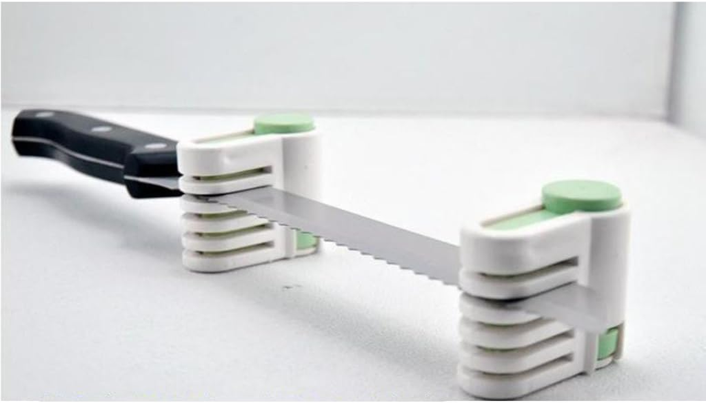 2X Adjustable 5 Leveller Slicer Bread Cutter Fixator Kitchen Tool image number 5