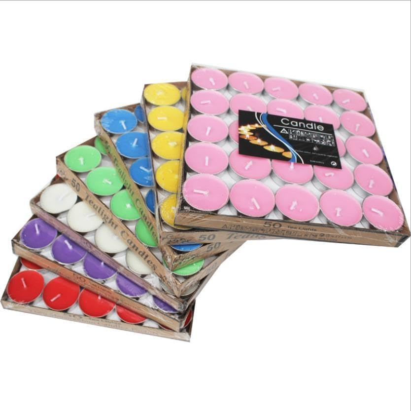 AIMALL Bulk Tealight Candles, 10-1000X Set, Long-Lasting Paraffin Wax with Cotton Wick for Weddings, Parties, Ambience Lighting image number 3