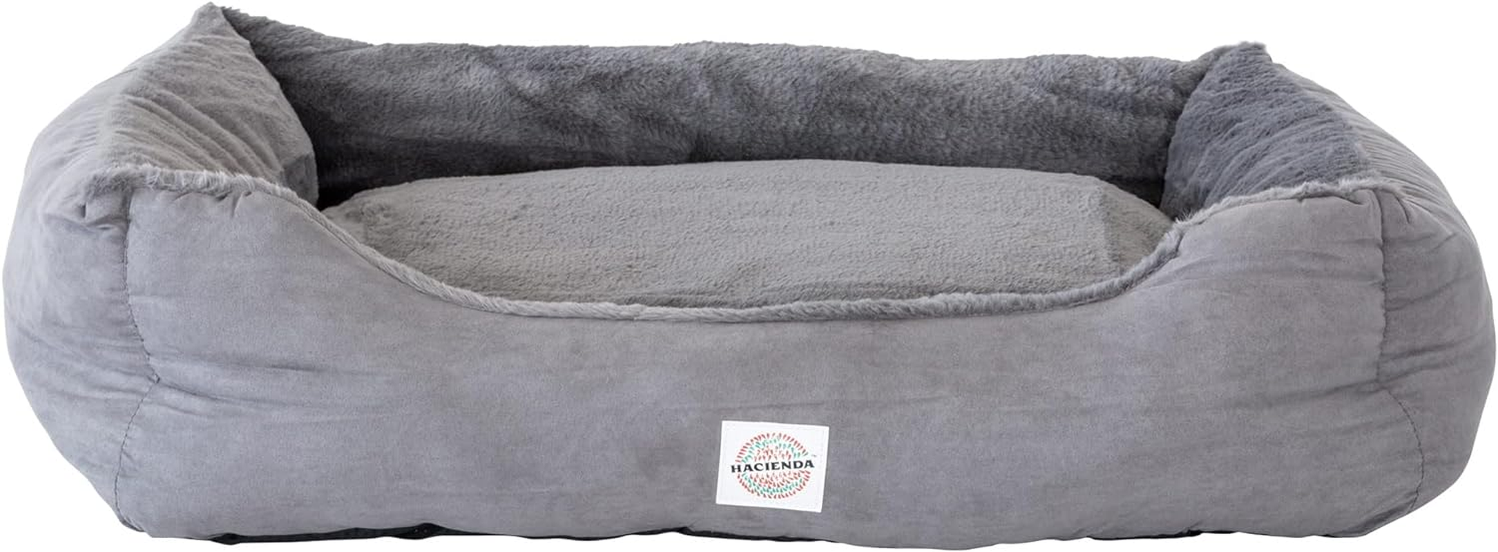 Hacienda Electric Heated Pet Bed - Small Size, 2 Heat Settings (Low & High), Removable Heat Pad, Soft Rabbit Faux Fur Covering - Ideal for Dogs with Joint Pain, Easy to Clean image number 2