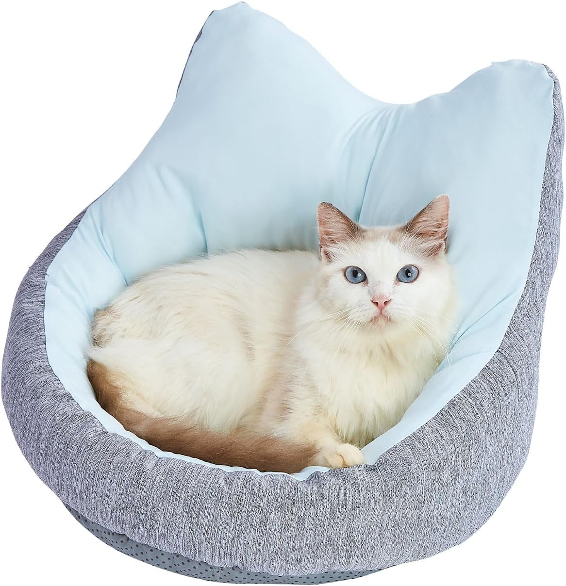 Petio Cat Bed, Cool and Relaxing Bed, round Cat Ears image number 2