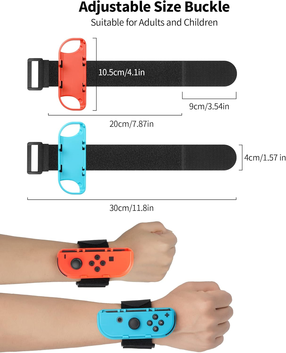RTTACRTT Wristband for Just Dance 2023/2022/2021 Switch and Zumba Burn It up Game Accessories, Wrist Strap Compatible with Switch Joy Con Controller, Adjustable Size Suitable for Adults and Children image number 1