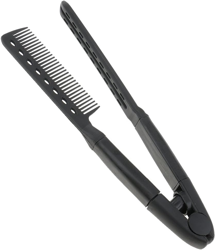 Baosity Straightening Comb for Hair, Hair Straightener Brush with a Firm Grip for Salon Home image number 4