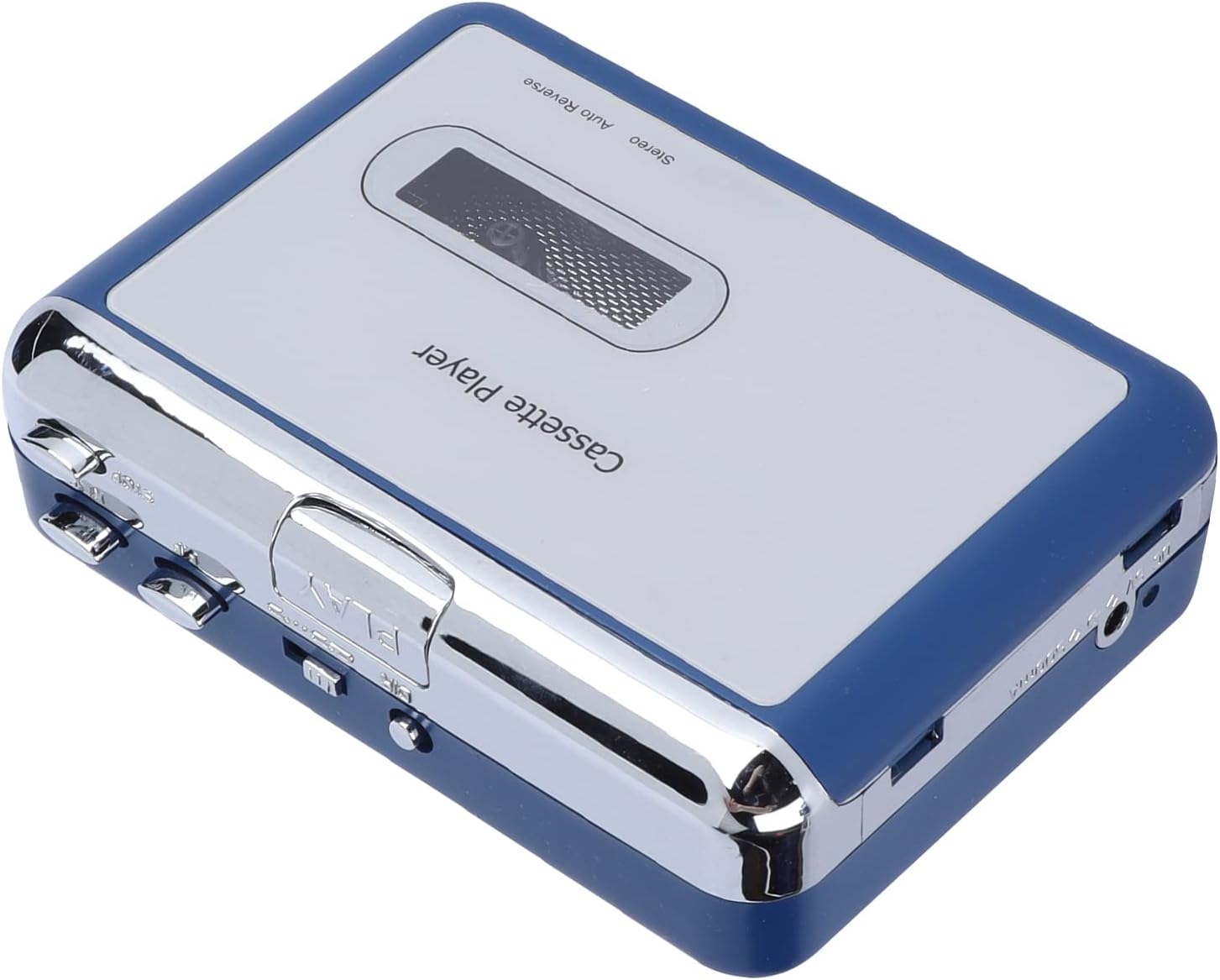TOPINCN Auto Reverse Cassette Player with Headphone for Music Enthusiasts Cassette Player Output to Headphone Speaker for Audiophiles Speaker Included