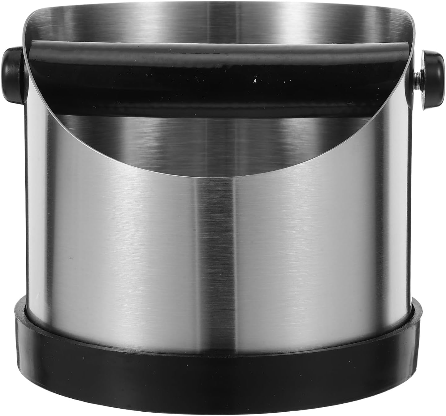 SHOWERORO Knock Coffee Grounds Holder - Stainless Steel Dump Bin - Coffee Grounds Espresso Accessories - Grind Waste Container - Tea Dregs Bucket