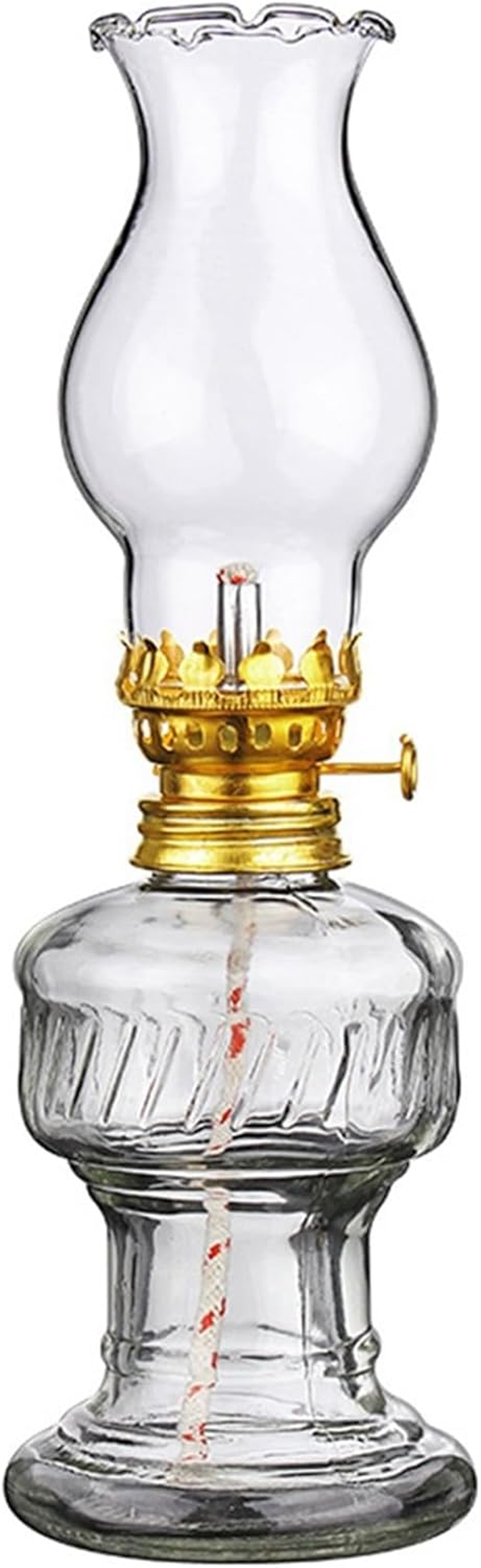 Clear Lamp Lantern,Oil Lamp Glass for Tabletop Decor, 2PCS Chamber Oil Lamp Home Lighting image number 2