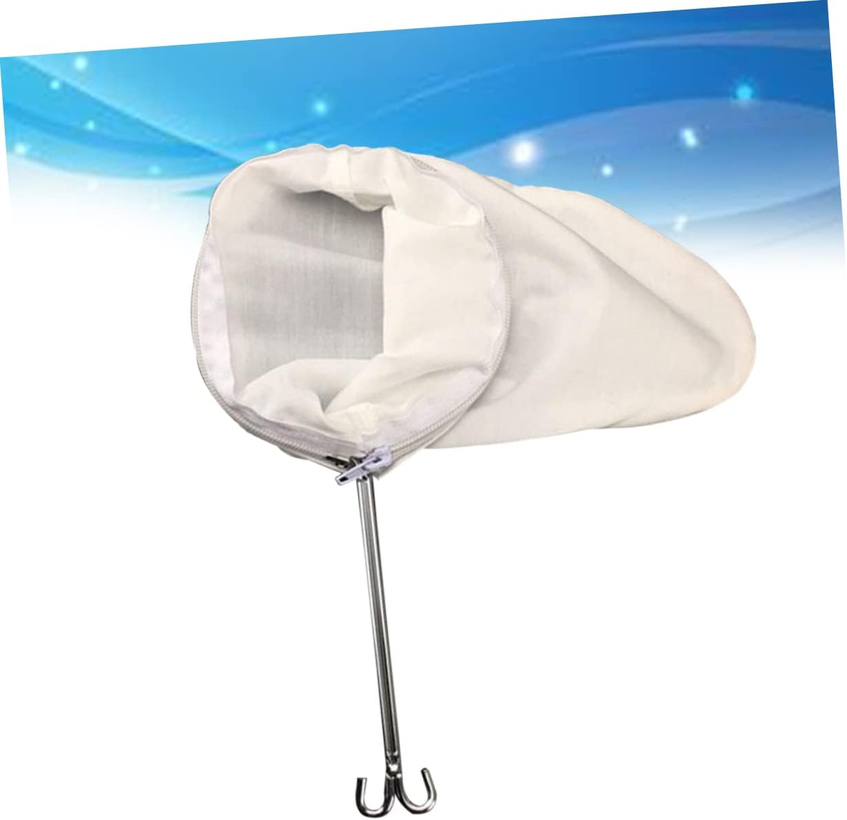 ELAYARD Drip Coffee Machine Filter Bag Reusable Tea Strainer Stainless Steel Handle Tea Strainer Bag for Coffee image number 1