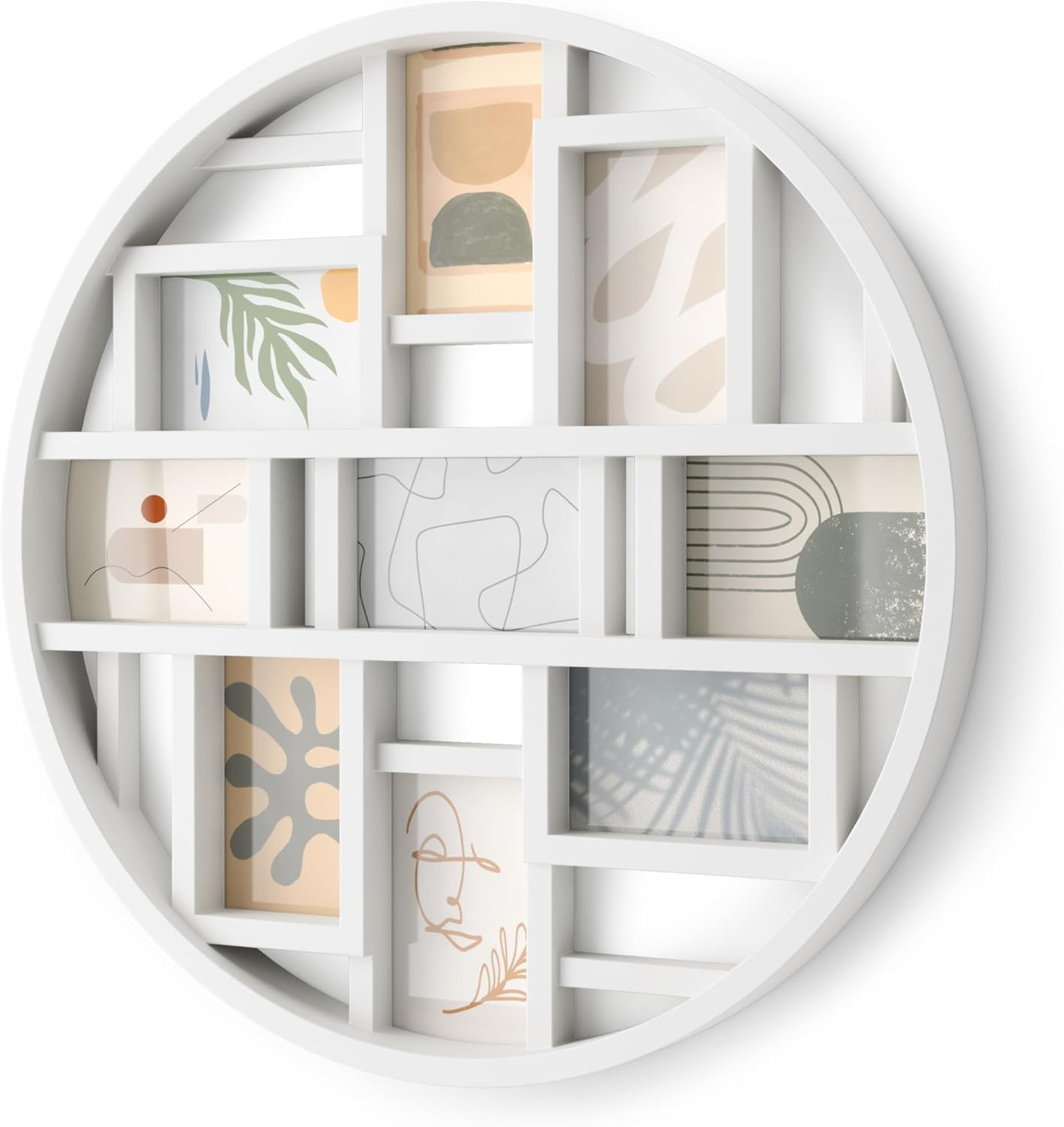 Umbra Luna 9-Opening Collage Wall Frame, White