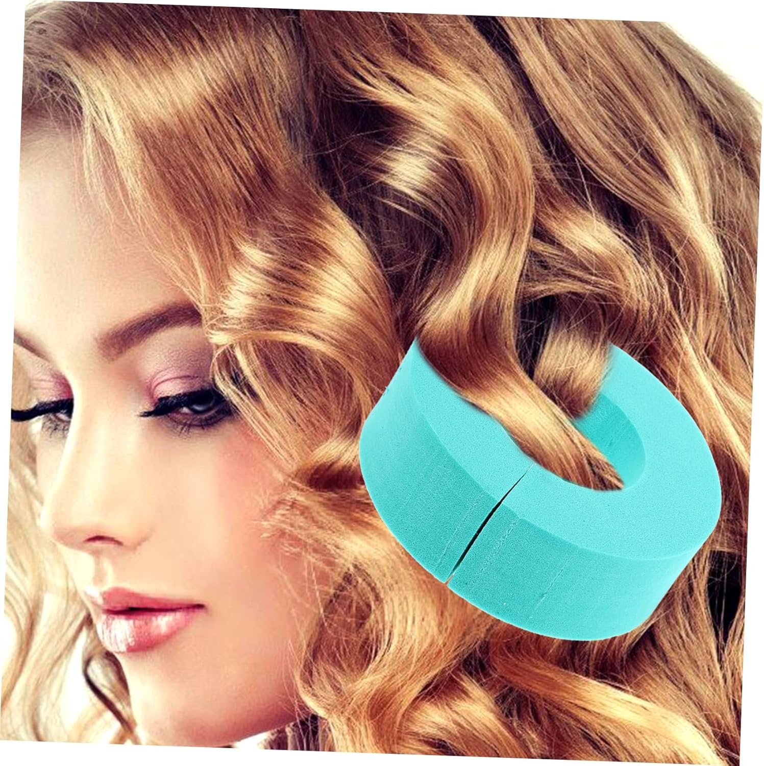 MUSISALY 12Pcs Curl Hair Sponges Non-Damaging Hair Styling Tool for Effortless Curls Soft Flexible Sponge Curling image number 4