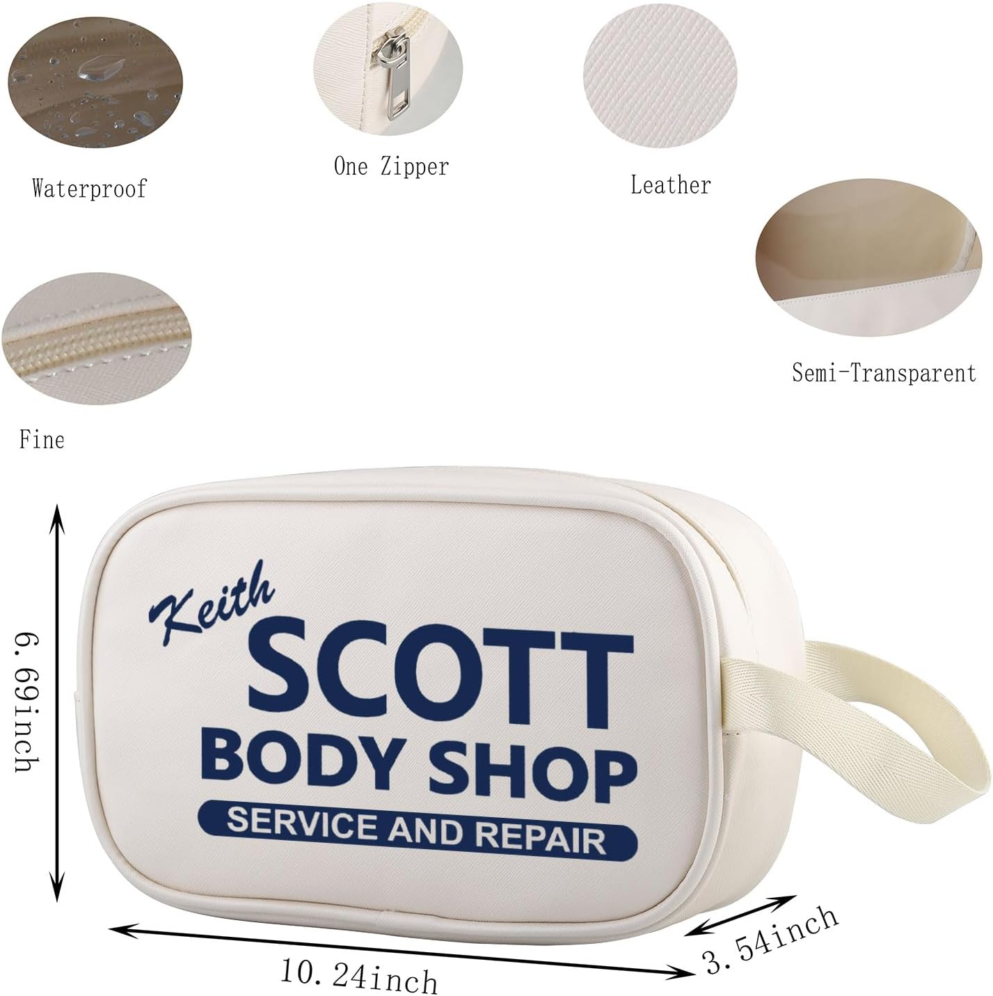 Lywjyb Birdgot Family TV Show Clear Makeup Bag Keith Scott Body Shop Merch OTH Gift 2000Stv Show Gift, Scott Cbag, Beauty image number 5