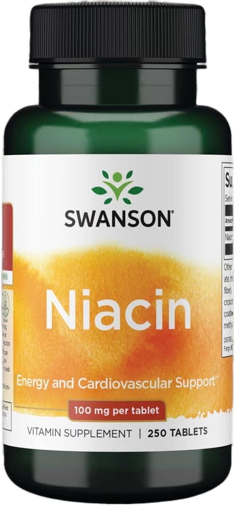 Swanson Premium Niacin (Vitamin B-3)100Mg 250 Tablets