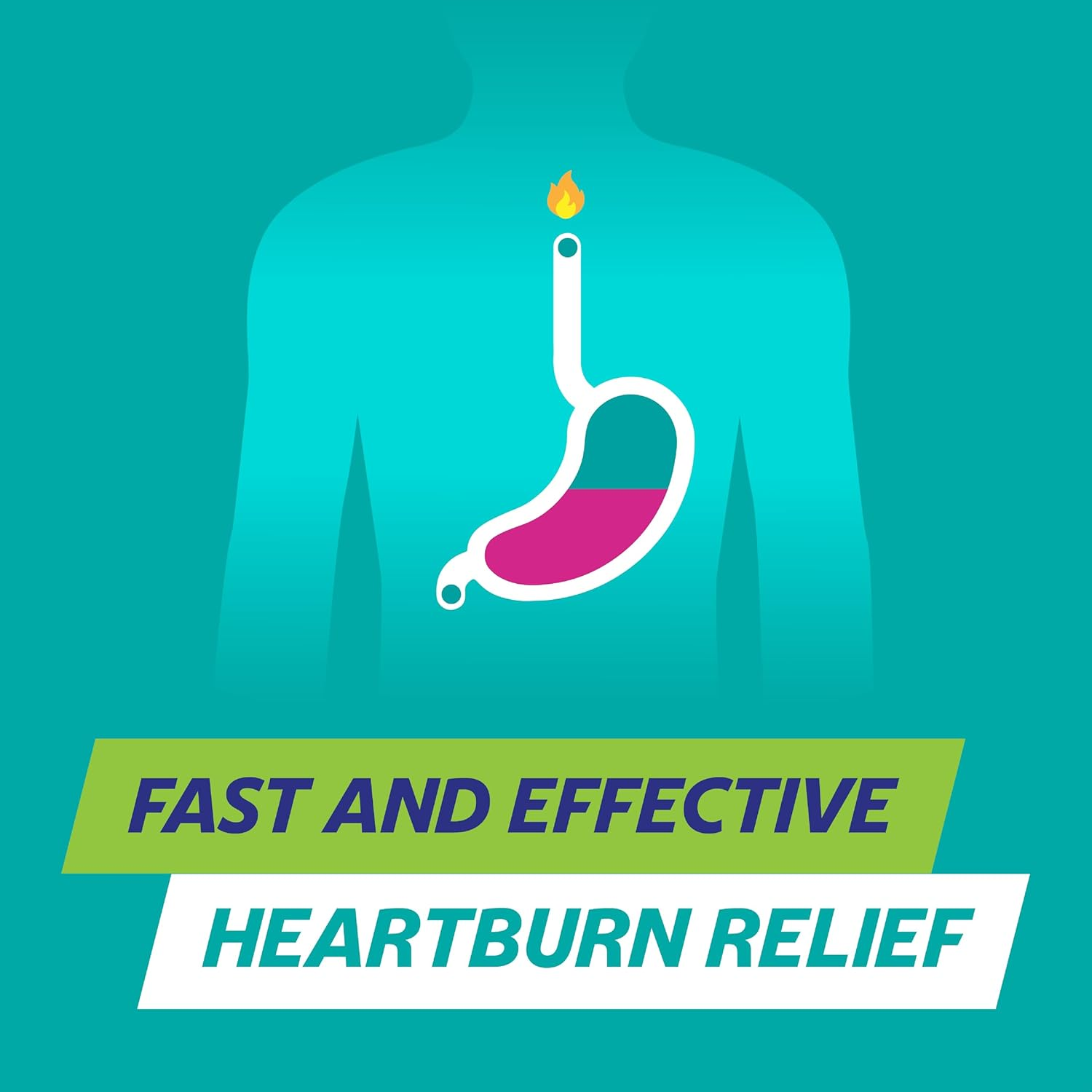 Gaviscon Chewing Gum Cool Mint 20S image number 1