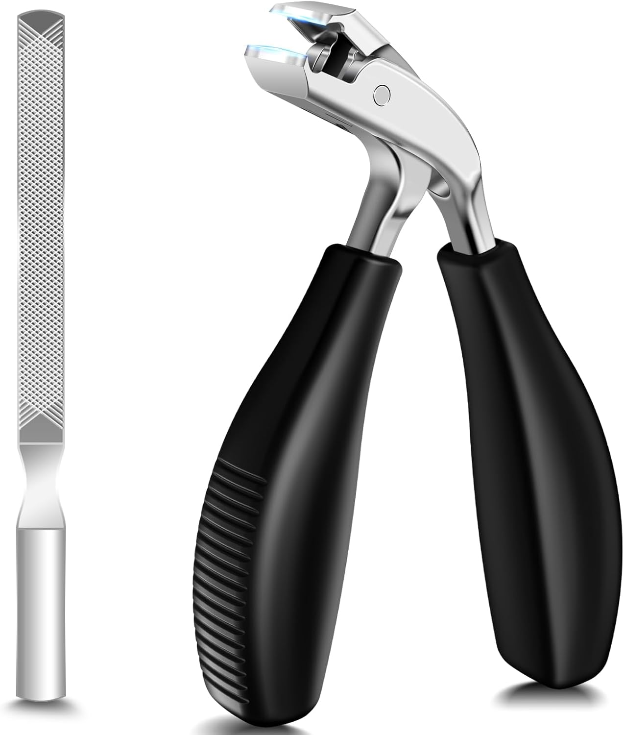 Toenail Clippers for Seniors Thick Toenails, 2025 Upgrade Straight Angled Head Large Toe Nail Clippers for Men, Sharp Heavy Duty Nail Cutter with Catcher ABS Long Handle image number 6