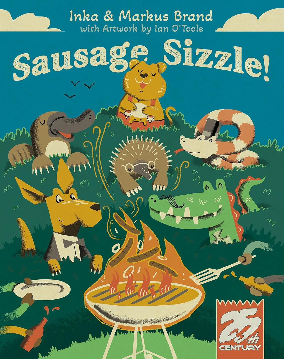 25Th Century Games Sausage Sizzle Press Your Luck Dice Rolling Game image number 4
