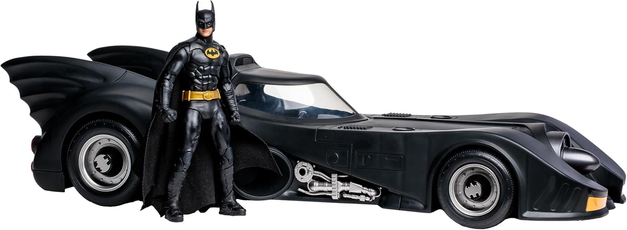 Mcfarlane Toys - DC Multiverse Batman & Batmobile Gold Label 2Pk (1989), Gold Label, Amazon Exclusive image number 1