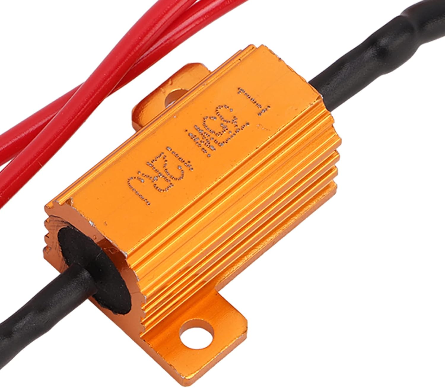 2Set 35W Resistance Decoder, Abs Load Indicator Resistor with Aluminum Alloy, anti Flashing Resistance Decode Load Resistor for Decoder Resistor image number 2