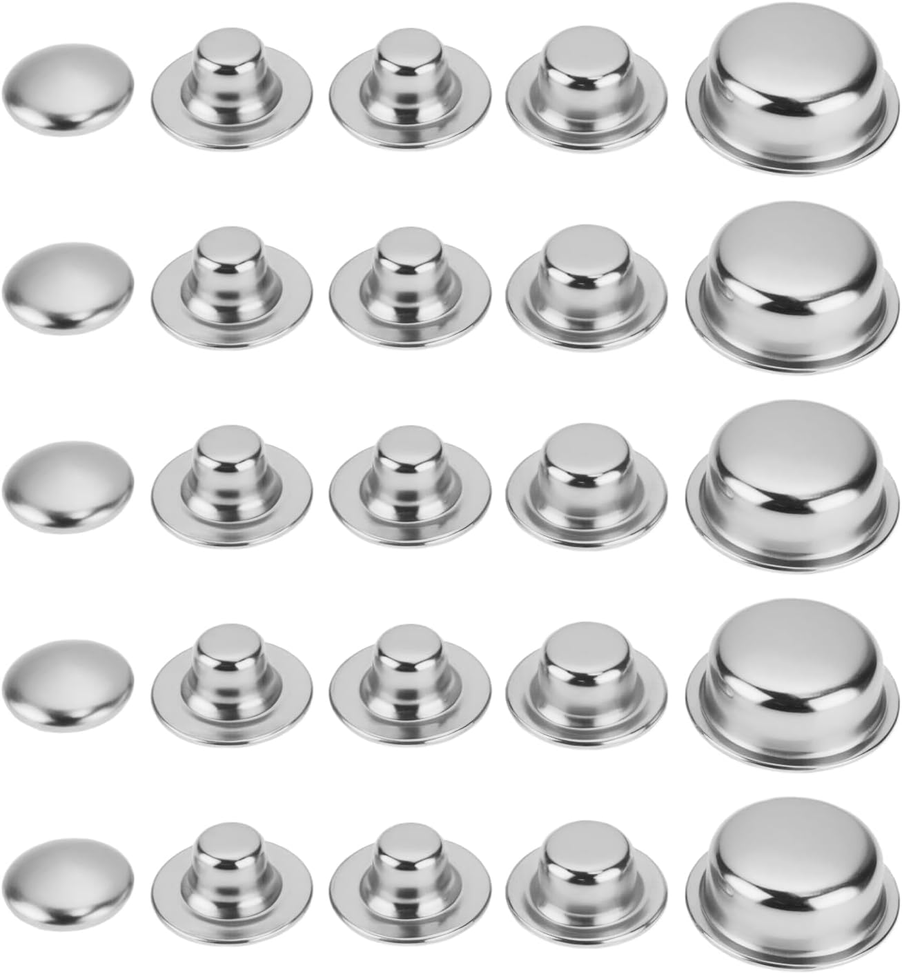 Ecsing 50PCS Capped Starlock Washers 4Mm-10Mm for Shaft Retaining Push on Clips Shaft Lock Washers Quick Speed Locking Washers External Retaining Ring image number 5