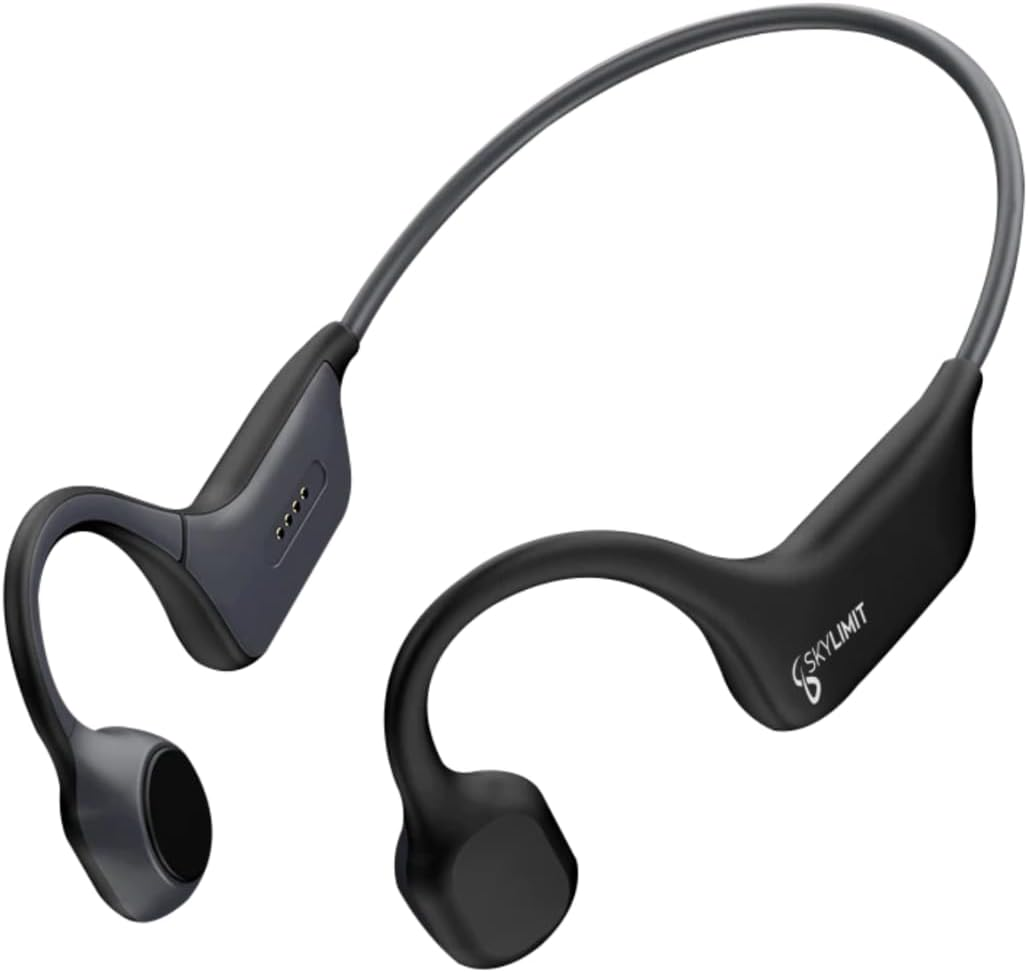 Sky Limit Openrun Bone Conduction Sports Headphones, Bluetooth Wireless Earphones with Mic, 8H Playtime, Open-Ear Waterproof Headset for Running, Workout, Driving (Cosmic Black) image number 3