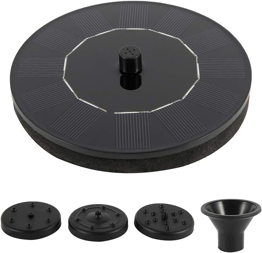 Solar Fountain Water Pump Bird Bath Powered Panel Spray Head Solar Powered Free Standing Floating Water Pump Kit for Garden, Patio, Pond and Pool image number 3