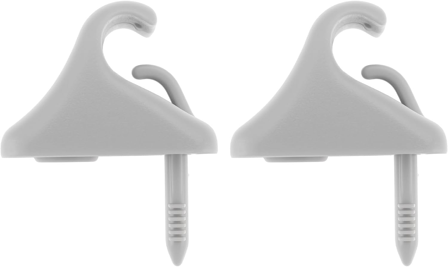 SING F LTD 2PCS Sun Visor Retaining Clips 852351C300QS Compatible with Hyundai Getz 2002-2011 Gray image number 5