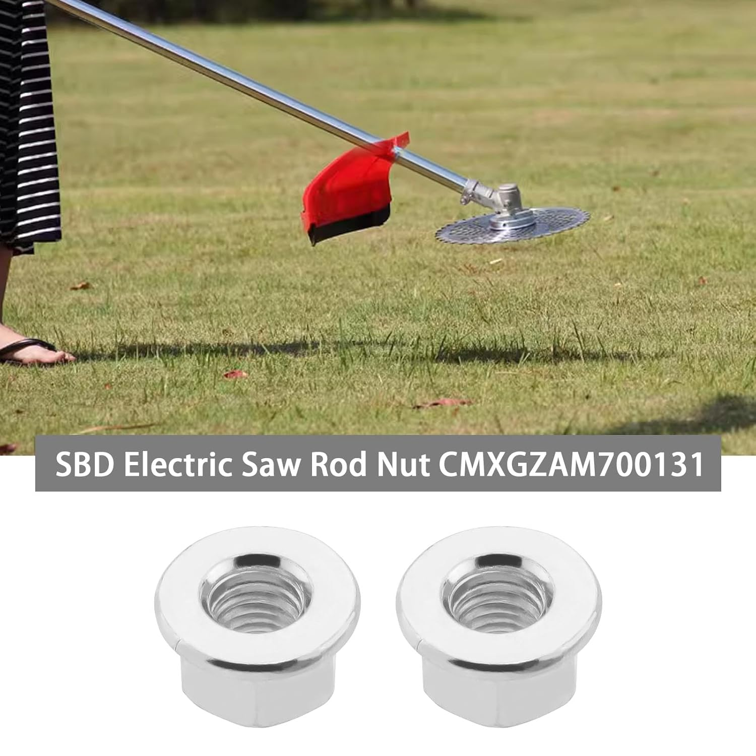 Emagtech 8Pcs SBD Chainsaw Bar Nuts Compatible with Stihl Compatible with Echo Compatible with Homelite Compatible with Husqvarna Chainsaw Sprocket Cover Bar Nut image number 4