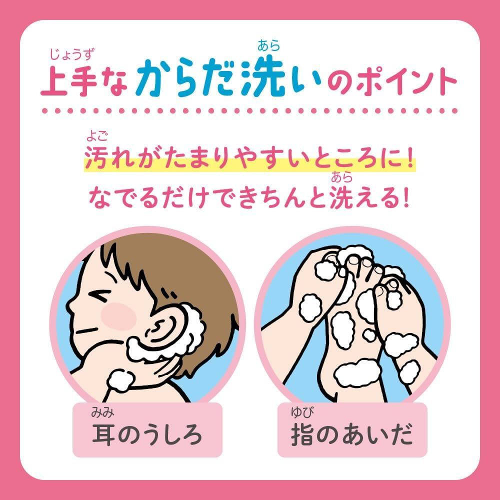 Biore U Foam Body Wash, Kirby Design, Fresh Floral Scent, Refill, 16.2 Fl Oz (480 Ml), Body Soap image number 2