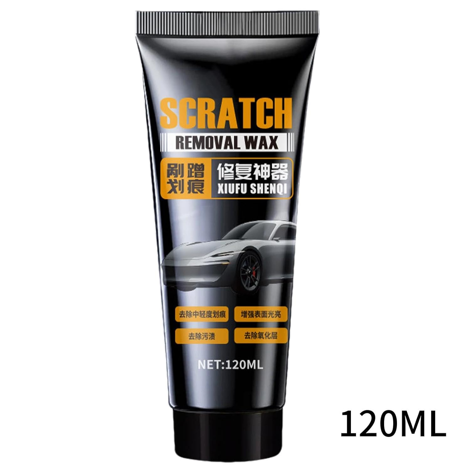 Car Paint Scratch Wax | 4.05Oz Scratch Remover for Vehicles - General Trucks Polish Scratch Remover for Water Dirt Easily Repair Paint image number 3