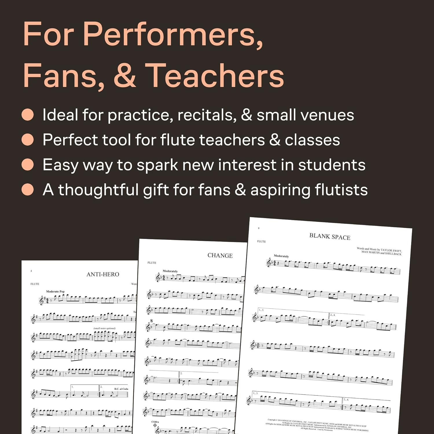 Taylor Swift for Flute - 33 Songs Songs Arranged for Flute image number 5